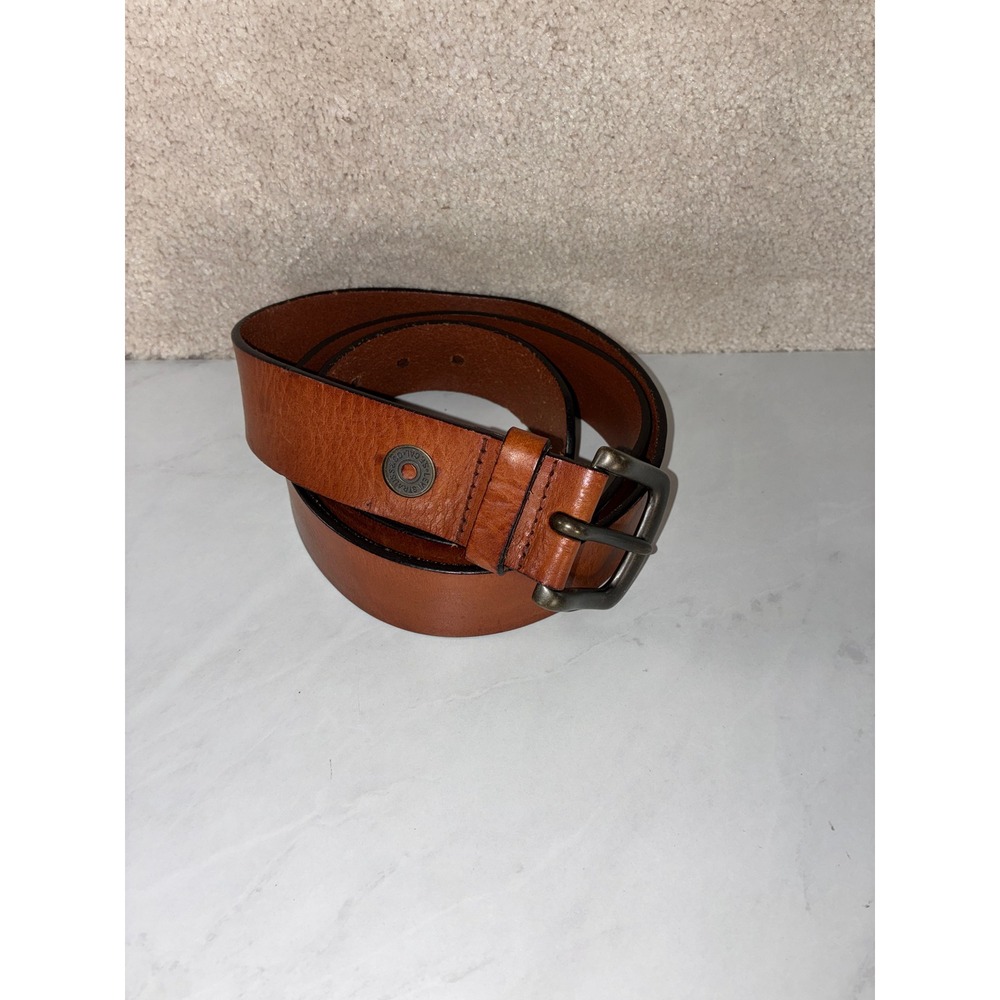 Levi's Brown Leather Belt - 48" - Classic Western Rugged Heritage
